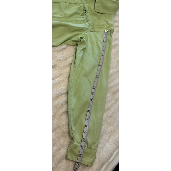 Quaker Factory Light Green Button-Down Jacket Cotton Blend Women's Size M (READ) - Picture 13 of 16